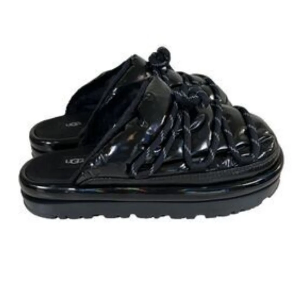 UGG SPACESLIDER HI SHINE SLIDE PLATFORM SLIPPER SHOES NWOT - Picture 3 of 17